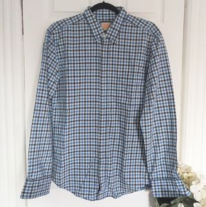 Boss Orange Hugo Boss Plaid Button Down Shirt Top